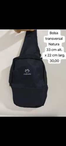 Bolsa Transversal Natura Azul Marinho