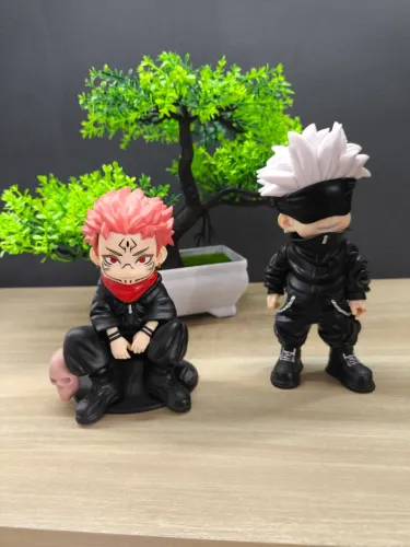 ? Jujutsu Kaisen - Miniaturas Satoru Gojo & Sukuna | Action Figures Colecionáveis Anime