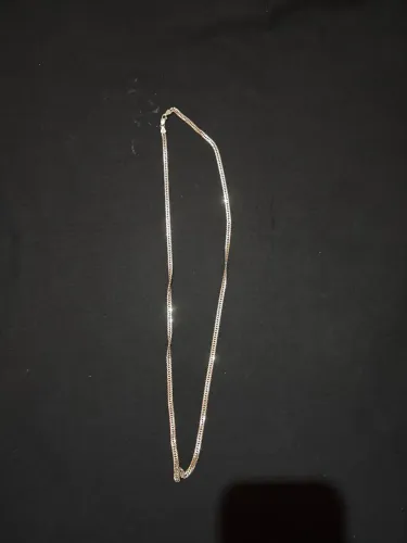 Corrente de prata italiana,Modelo elo duplo 5mm X 70cm