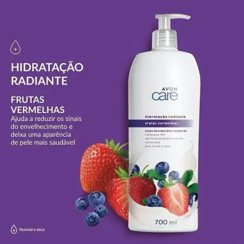 Loção Desodorante Corporal Hidratante Frutas Vermelhas Avon Care