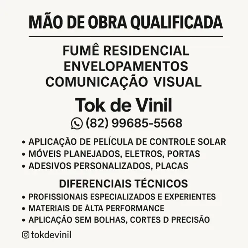 Mão de obra qualificada. Maceió e região