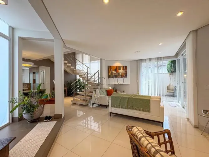 Sobrado para alugar em Campinas, Swiss Park, com 3 suítes, com 284 m²