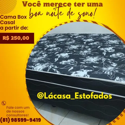 Cama Box Casal - R$ 260,00!