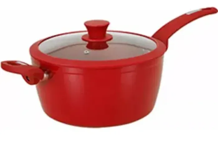 Panela DreamCook Antiaderente 24cm com Tampa - Classic Home não gruda.