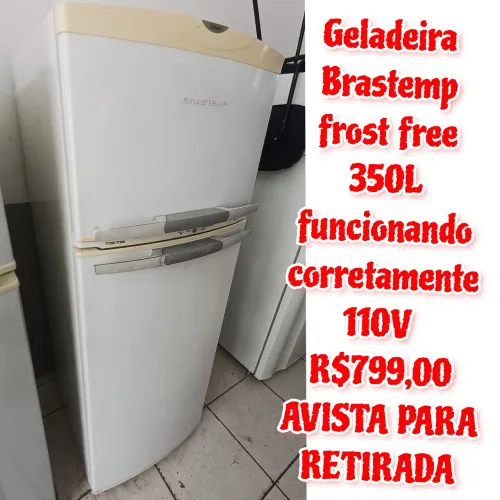 Geladeira Brastemp frost free 350L 