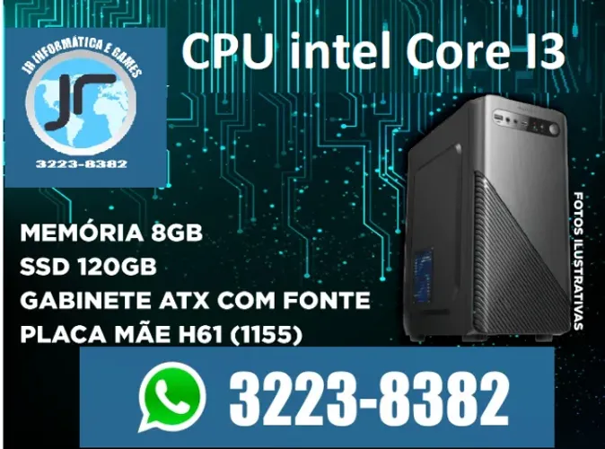 Computador - CPU - PC - Intel Core i3 a partir de 999