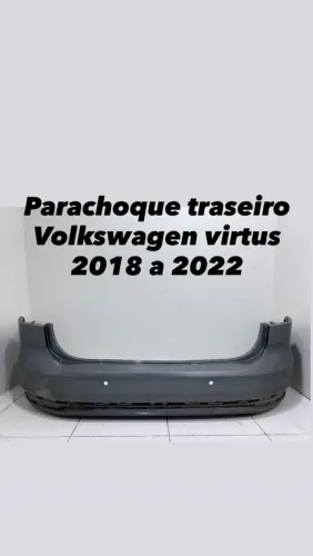 Parachoque traseiro Vw virtus 2018 19 20 21 2022 original 