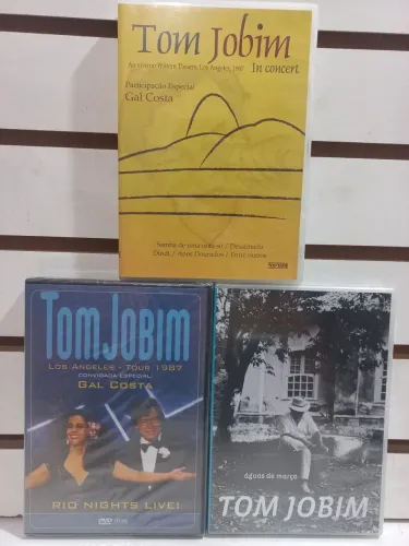 3 dvd TOM Jobim 2 deles lacrado