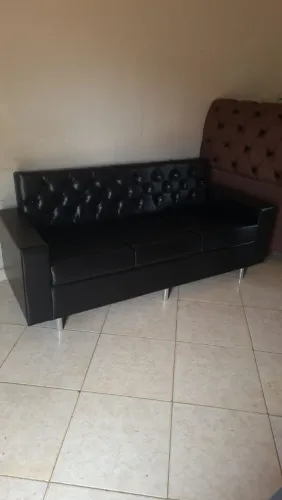 Sofá de 3 lugares capitonê, espuma d33, em até 10x sem juros no cartão