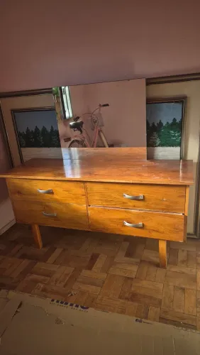 Penteadeira vintage madeira 