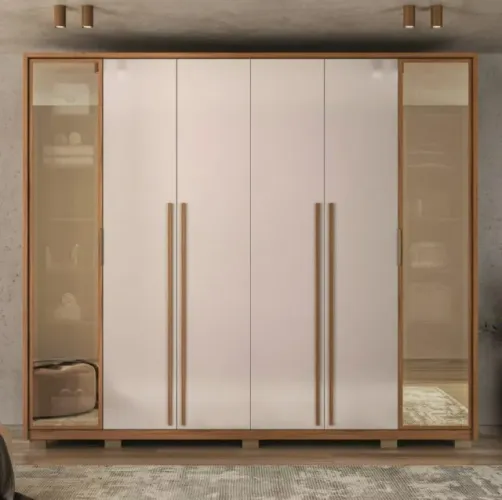 Roupeiro 6 portas e 6 gavetas 2,65cm - MDF (Modelo 03)