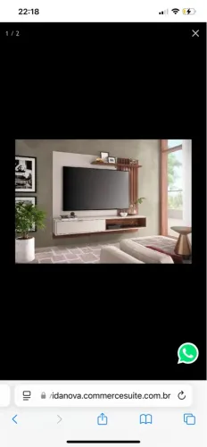 Painel para TV com design moderno