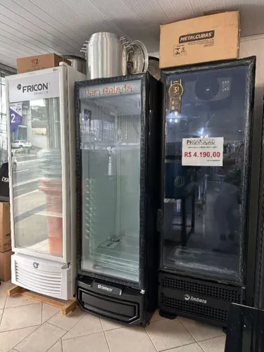 A. Freezer e cervejeira novos a pronta entrega 