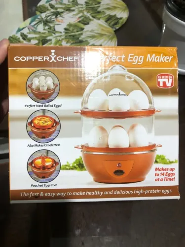 Ovo Cozedor Elétrico Copper Chef - 14 Ovos!