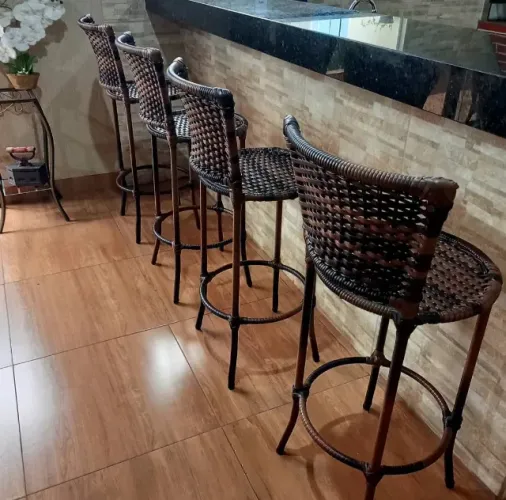 Banqueta simples fibra sintética (unidade )