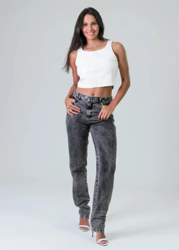 Calça jeans preta you com