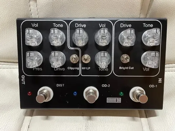 Pedal Sg Trio com Tube Screamer + OCD + Angrie Charlie - Super Versatil 