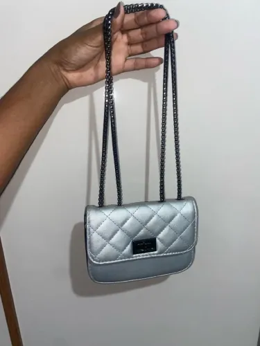 Bolsa de ombro ou de mão Prata