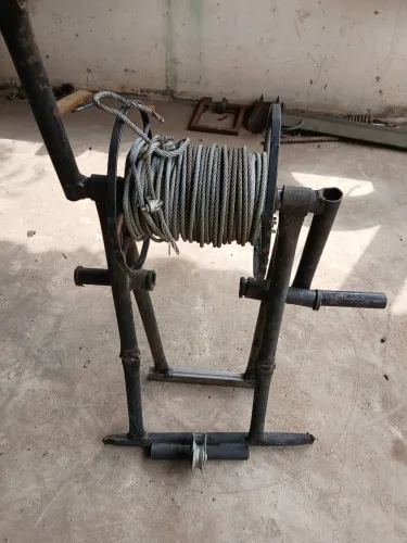 Cavalete com 40 metros de cabo aço 5mm