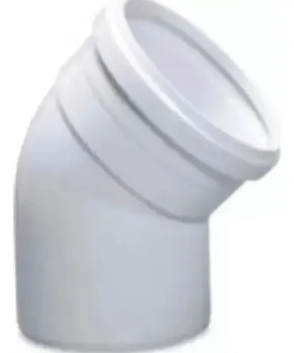 Conexão Joelho150mm  45° PVC para Instalações Hidráulicas