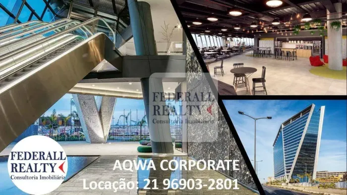 Aluguel de salas comerciais no Edifício Aqwa Corporate, Porto Maravilha RJ