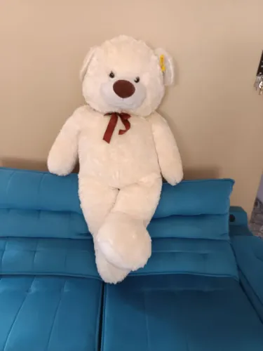 Urso de Pelúcia Gigante 1,30m - Muito Fofinho - Com Etiqueta