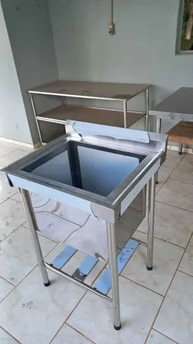 Pia tanque inox 65X555 Cuba grande - Marcos