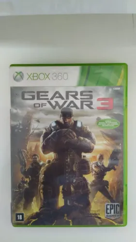 Gears of War3 XBOX 360 ntsc Usado