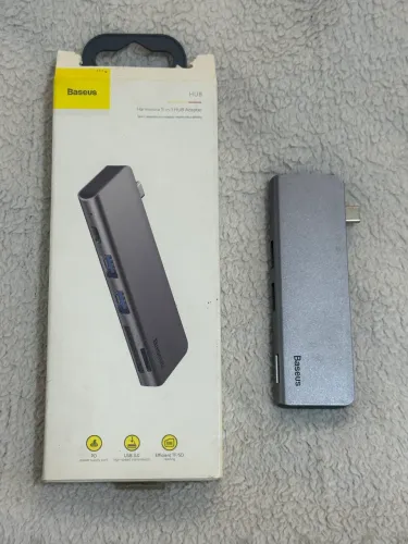 Hub Baseus Harmônica 5-in-1 adaptador