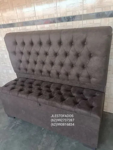 Cabeceira é Baú Recamier 