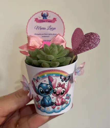 Lembrancinhas de suculentas personalizadas