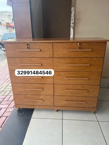 Cômoda de 10 Gavetas na Promoção