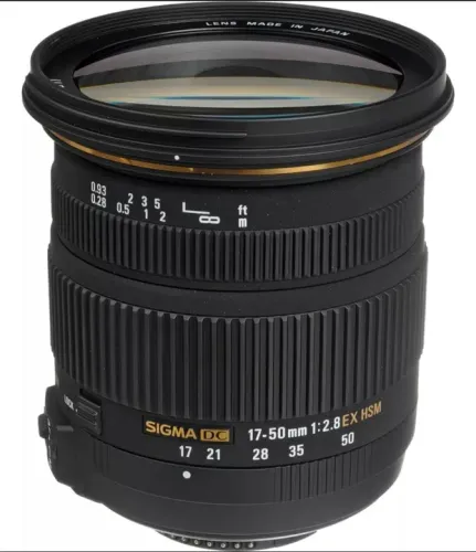 Lente Sigma 17-50mm f/2.8 EX DC HSM para Câmeras DSLR Canon