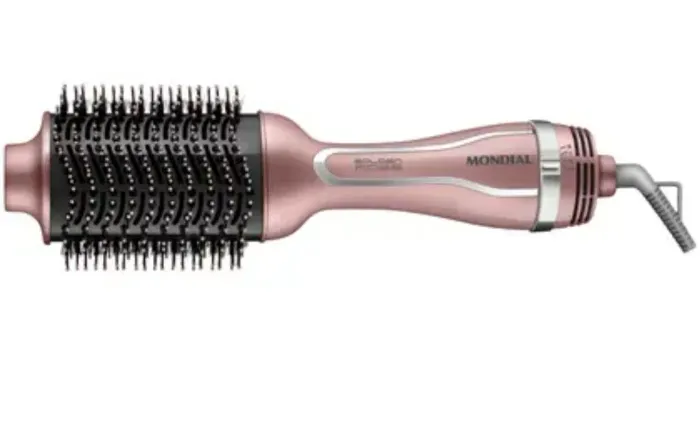 Escova Secadora Mondial - Penteado Perfeito em Minutos!