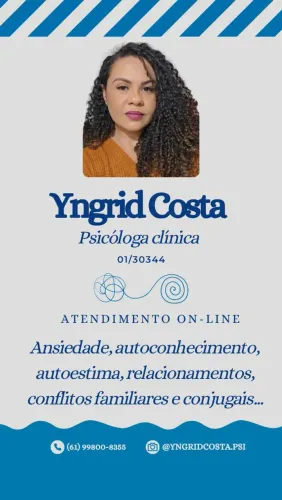 Psicóloga atendimento online - Agenda aberta