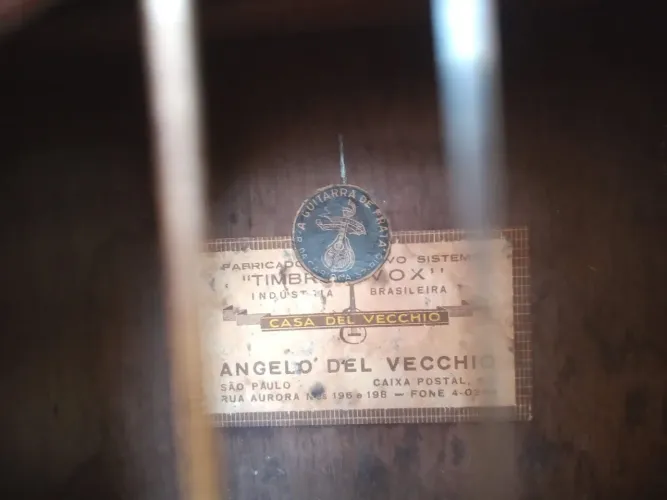 Vendo Violao Del Vecchio Anos 50 Raro Aceito boas propostas!