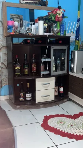Barzinho Balcão com Adega