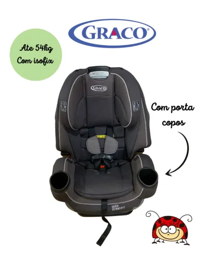 Cadeira de Carro Infantil 4Ever DLX 4 em 1 Até 36kgs - Graco