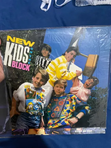 Kit 4 discos LP New Kids On the Block