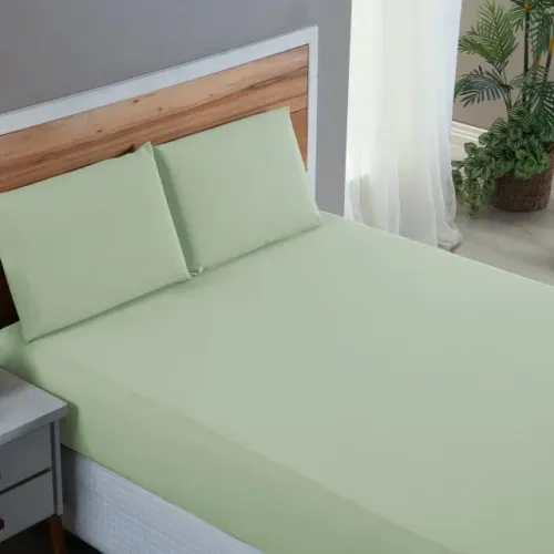 Jogo de Lençol verde com 4 peças