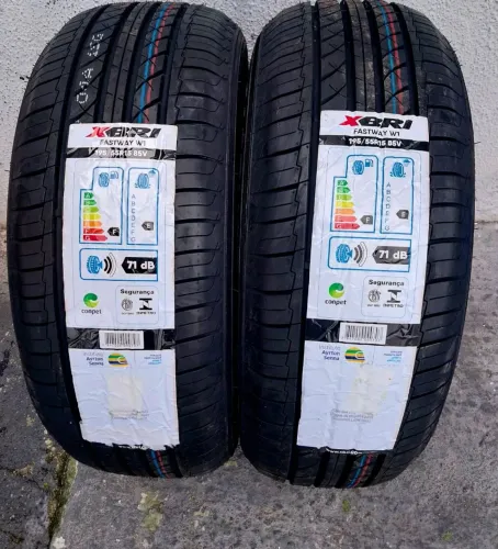 Pneus 195/55 aro 15 XBri novos Mega Promoção