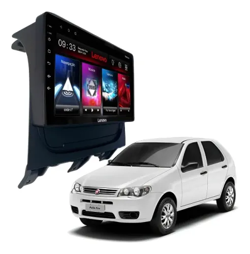 Multimídia Palio Fire Way 2014/2019 Quadcore 2+32gb 9 polegadas 
