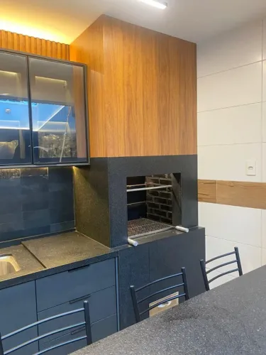 Pias para cozinha, Bancada para área de serviço,gourmet, revestimento churrasqueira
