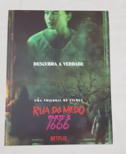 Mini pôster de Rua do Medo Parte 3 - 1666, da lata do tudum da Netflix