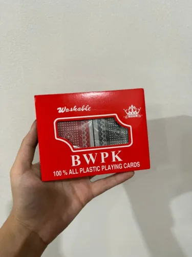 Baralho de plástico B.W.P.K - Lavável!