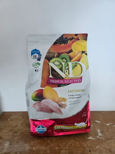 Ração para gatos castrados N&D 1.5kg