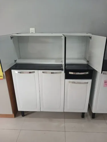 Kit Cozinha Rose Balcão + Aéreo- Aço itatiaia 