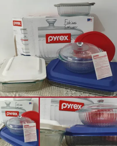 Cozinha e Mesa Posta Premium - Pyrex, Mikasa, Lenox e Hydrapeak (Estado de Novo)