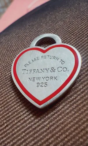 Pingente Tiffany love coração original 