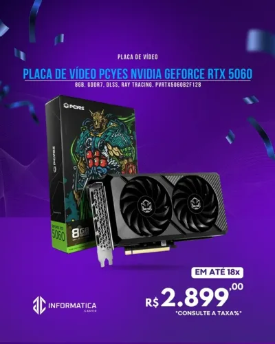 PLACA DE VÍDEO PCYES NVIDIA GEFORCE RTX 506